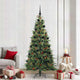 Vidaxl kunstmatige inklapbare kerstboom groen 210 cm pe en pvc