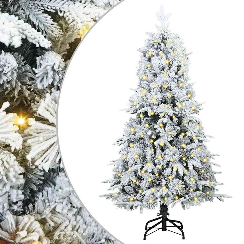 Afbeelding laden in galerijviewer, Vidaxl kunstmatige inklapbare kerstboom groen 120 cm pe en pvc
