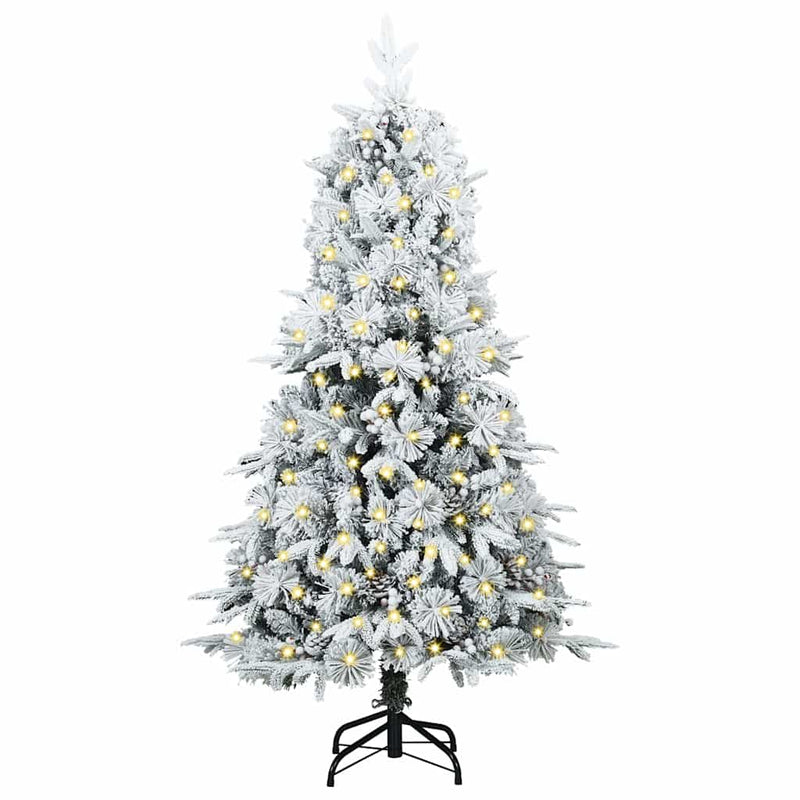 Afbeelding laden in galerijviewer, Vidaxl kunstmatige inklapbare kerstboom groen 120 cm pe en pvc
