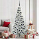 Vidaxl kunstmatige inklapbare kerstboom wit 180 cm pe en pvc