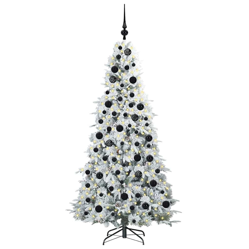 ギャラリービューアに画像をロードする, Vidaxl kunstmatige inklapbare kerstboom wit 180 cm pe en pvc
