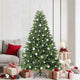 Vidaxl kunstkerstboom met 300 led met standaard groen 180 cm pe en pvc
