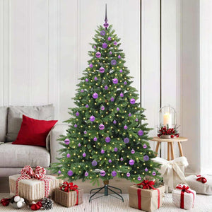 Vidaxl kunstkerstboom met 300 led met standaard groen 180 cm pe en pvc