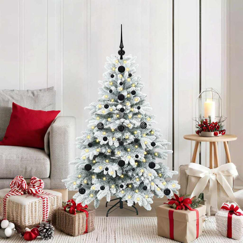 ギャラリービューアに画像をロードする, Vidaxl kunstkerstboom met 150 led met standaard wit 120 cm pe en pvc
