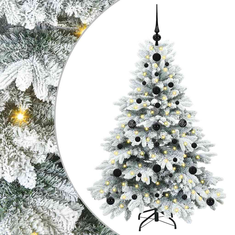 ギャラリービューアに画像をロードする, Vidaxl kunstkerstboom met 150 led met standaard wit 120 cm pe en pvc
