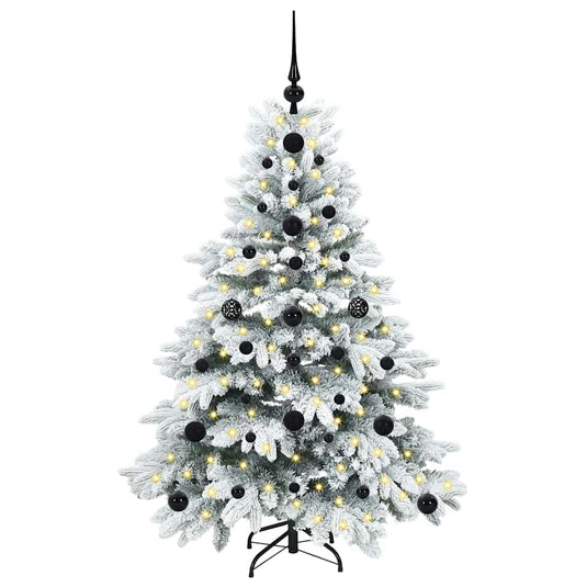 Vidaxl kunstkerstboom met 150 led met standaard wit 120 cm pe en pvc
