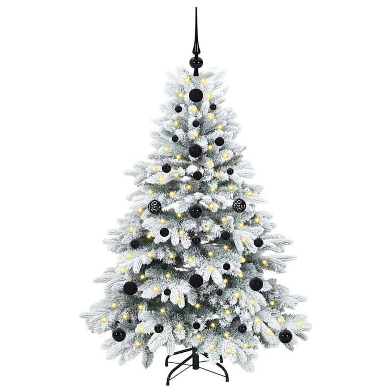ギャラリービューアに画像をロードする, Vidaxl kunstkerstboom met 150 led met standaard wit 120 cm pe en pvc
