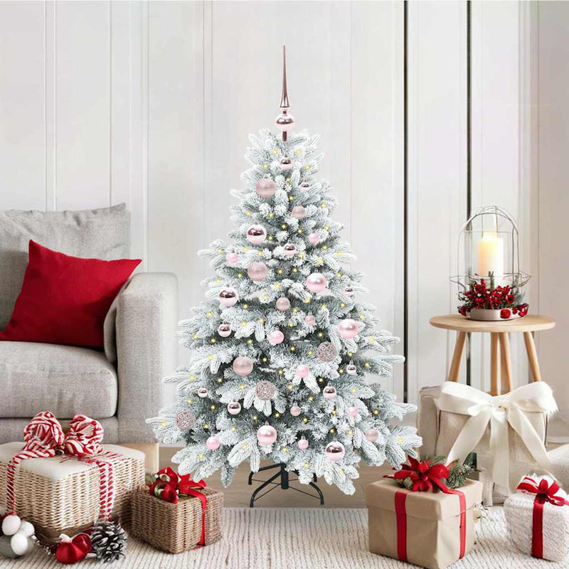 ギャラリービューアに画像をロードする, Vidaxl kunstkerstboom met 150 led met standaard wit 120 cm pe en pvc
