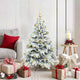 Vidaxl kunstkerstboom met 150 led met standaard wit 120 cm pe en pvc