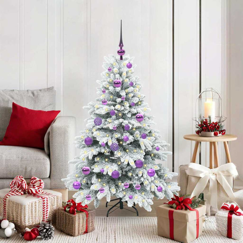 ギャラリービューアに画像をロードする, Vidaxl kunstkerstboom met 150 led met standaard wit 120 cm pe en pvc
