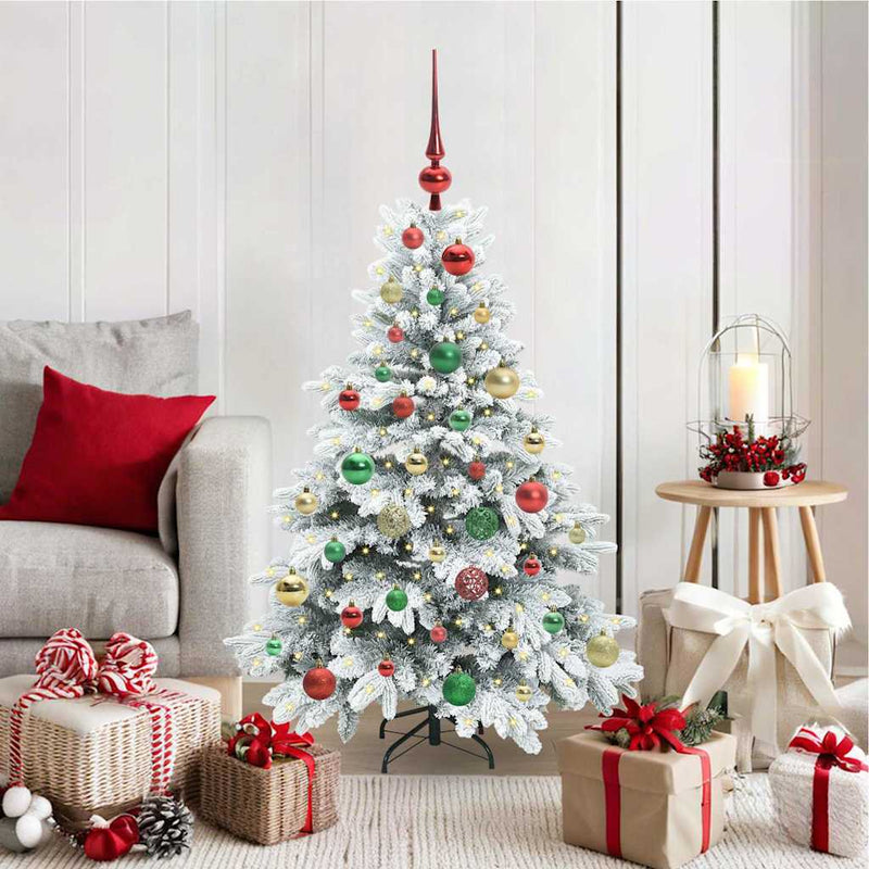 ギャラリービューアに画像をロードする, Vidaxl kunstkerstboom met 150 led met standaard wit 120 cm pe en pvc
