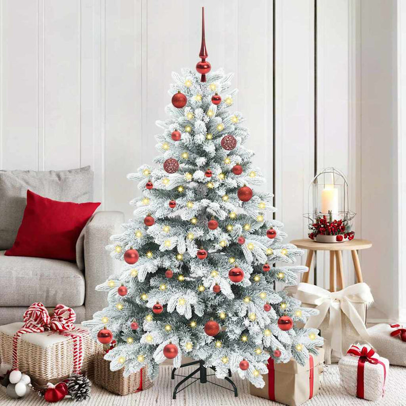 ギャラリービューアに画像をロードする, Vidaxl kunstkerstboom met 150 led met standaard wit 150 cm pe en pvc
