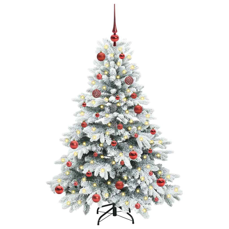 ギャラリービューアに画像をロードする, Vidaxl kunstkerstboom met 150 led met standaard wit 150 cm pe en pvc
