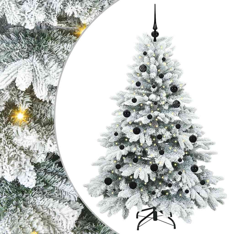 ギャラリービューアに画像をロードする, Vidaxl kunstkerstboom met 150 led met standaard wit 150 cm pe en pvc
