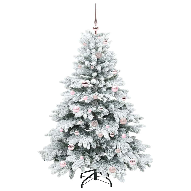 ギャラリービューアに画像をロードする, Vidaxl kunstkerstboom met 150 led met standaard wit 150 cm pe en pvc
