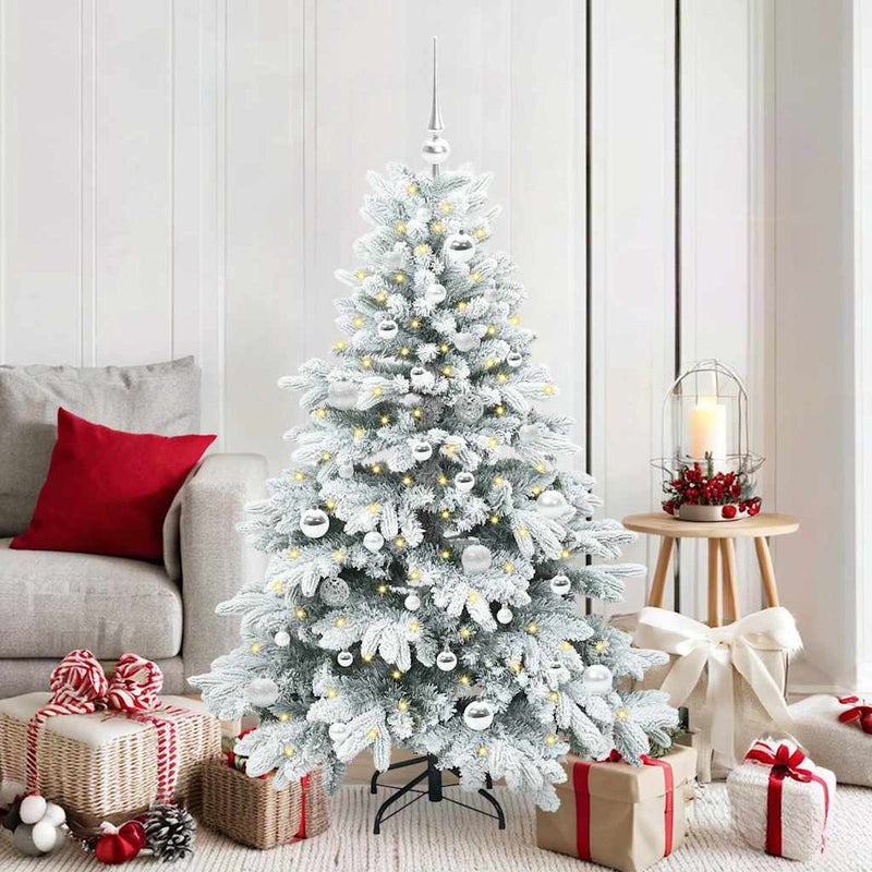 ギャラリービューアに画像をロードする, Vidaxl kunstkerstboom met 150 led met standaard wit 150 cm pe en pvc
