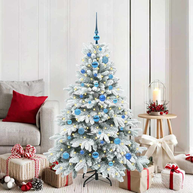 ギャラリービューアに画像をロードする, Vidaxl kunstkerstboom met 150 led met standaard wit 150 cm pe en pvc

