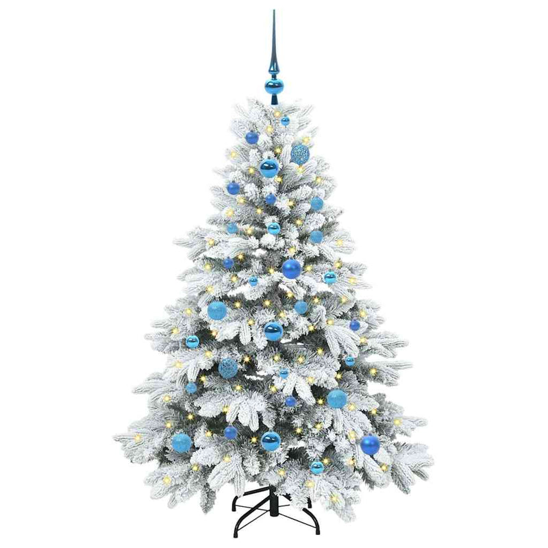 ギャラリービューアに画像をロードする, Vidaxl kunstkerstboom met 150 led met standaard wit 150 cm pe en pvc
