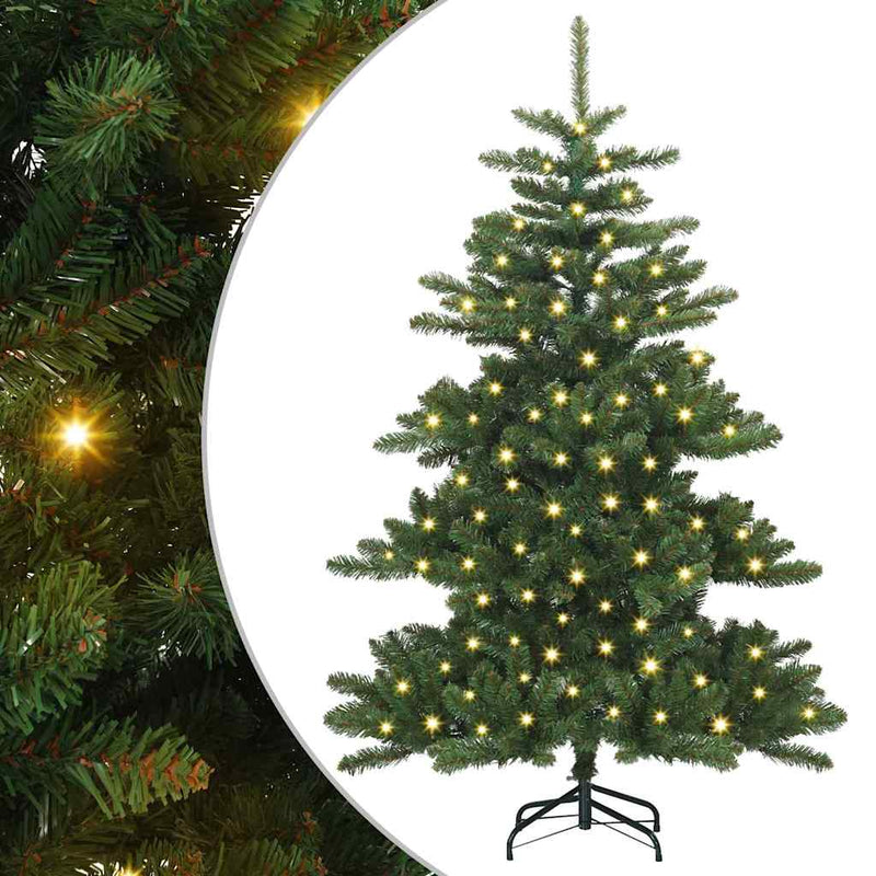 Afbeelding laden in galerijviewer, Vidaxl kunstmatige inklapbare kerstboom groen 150 cm pvc en staal
