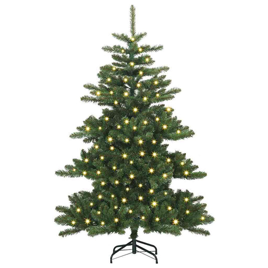 Vidaxl kunstmatige inklapbare kerstboom groen 150 cm pvc en staal