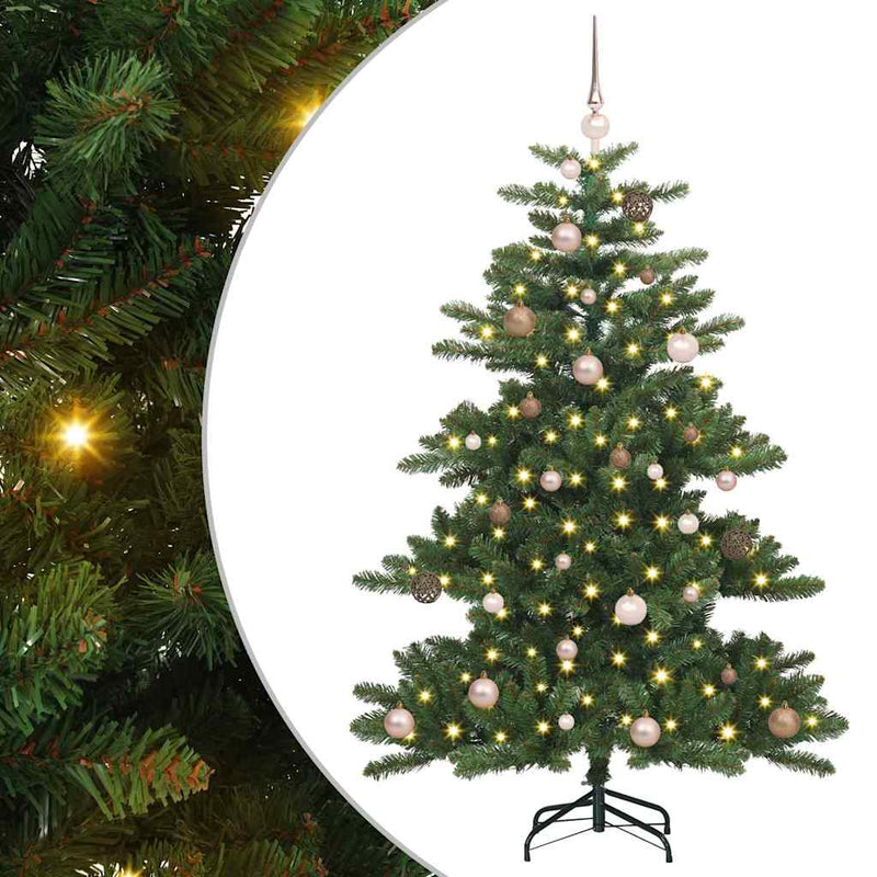 Chargez l'image dans la visionneuse de la galerie, Vidaxl kunstmatige inklapbare kerstboom groen 150 cm pvc en staal
