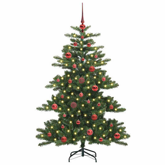 Vidaxl kunstmatige inklapbare kerstboom groen 150 cm pvc en staal