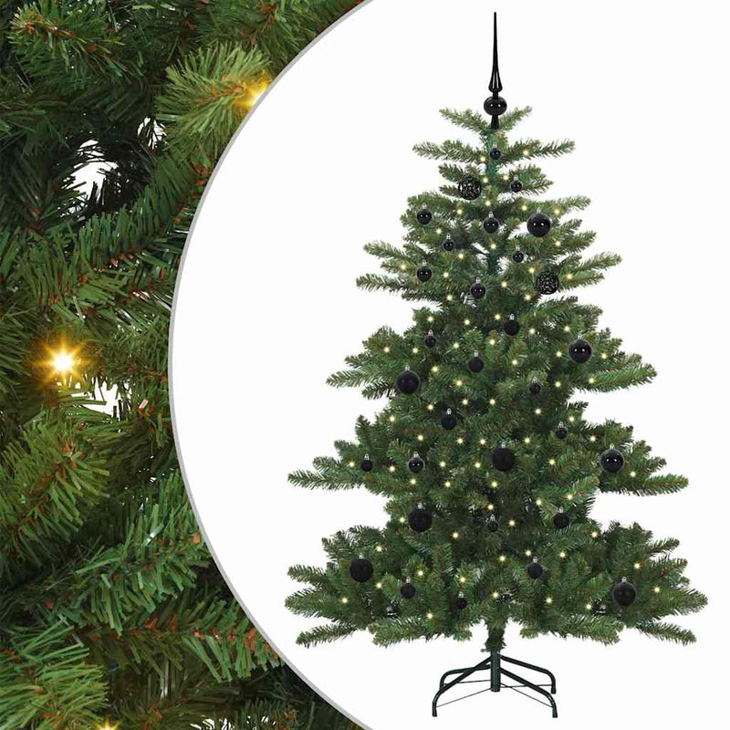 Afbeelding laden in galerijviewer, Vidaxl kunstmatige inklapbare kerstboom groen 150 cm pvc en staal
