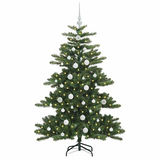 Vidaxl kunstmatige inklapbare kerstboom groen 150 cm pvc en staal