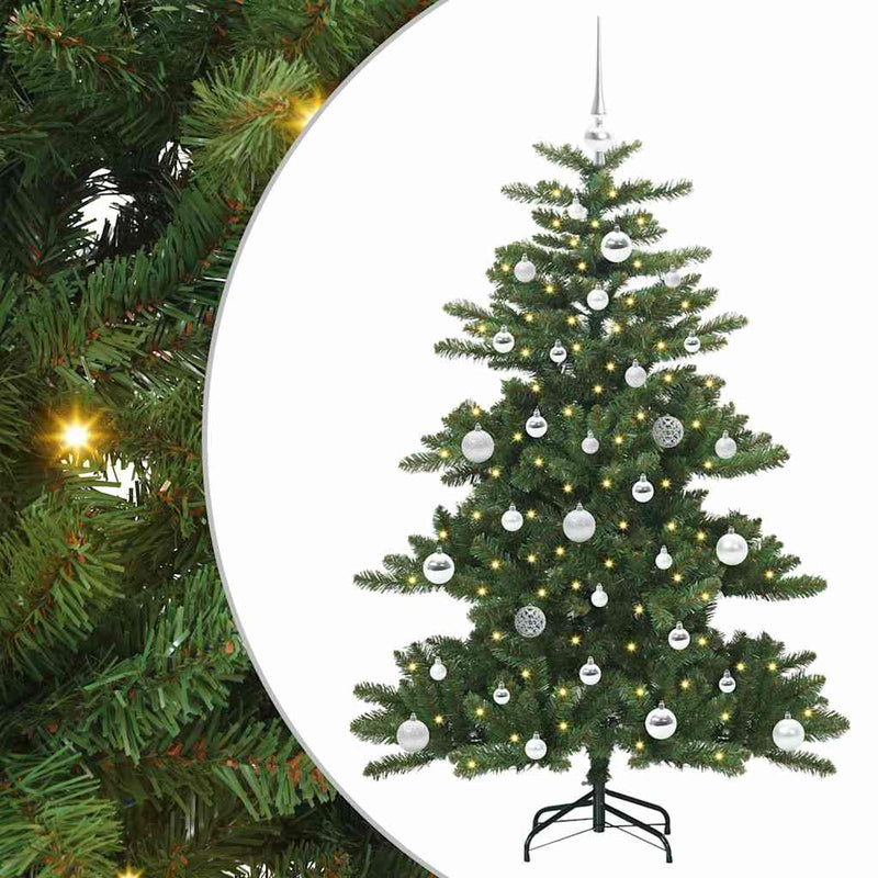ギャラリービューアに画像をロードする, Vidaxl kunstmatige inklapbare kerstboom groen 150 cm pvc en staal

