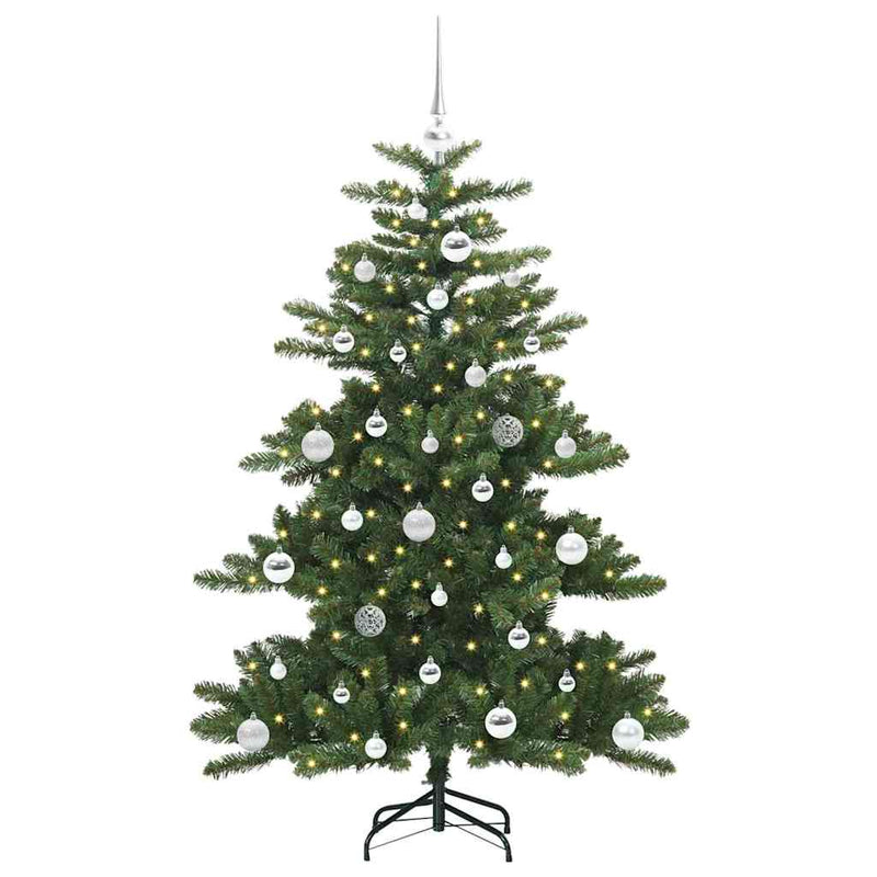 ギャラリービューアに画像をロードする, Vidaxl kunstmatige inklapbare kerstboom groen 150 cm pvc en staal
