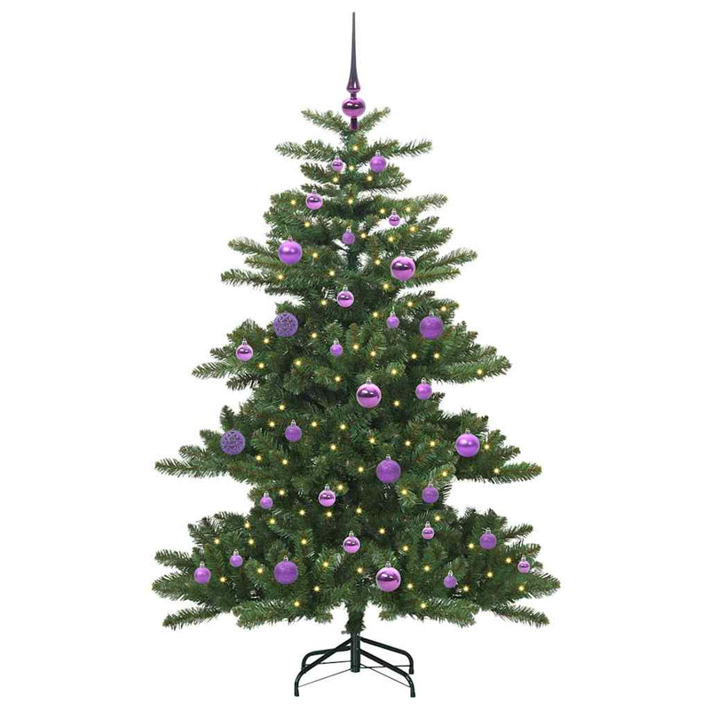 Afbeelding laden in galerijviewer, Vidaxl kunstmatige inklapbare kerstboom groen 150 cm pvc en staal
