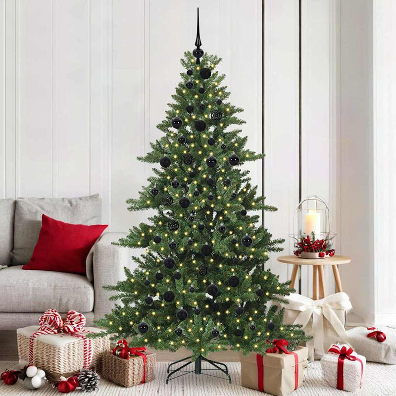Afbeelding laden in galerijviewer, Vidaxl kunstmatige inklapbare kerstboom groen 180 cm pvc en staal
