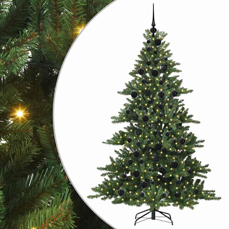 Afbeelding laden in galerijviewer, Vidaxl kunstmatige inklapbare kerstboom groen 180 cm pvc en staal
