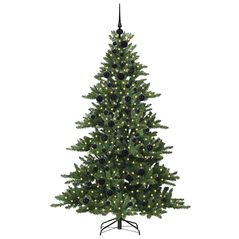 Afbeelding laden in galerijviewer, Vidaxl kunstmatige inklapbare kerstboom groen 180 cm pvc en staal
