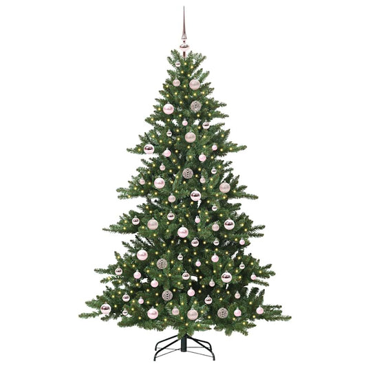 Vidaxl kunstmatige inklapbare kerstboom groen 180 cm pvc en staal