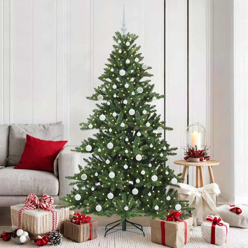 ギャラリービューアに画像をロードする, Vidaxl kunstmatige inklapbare kerstboom groen 180 cm pvc en staal
