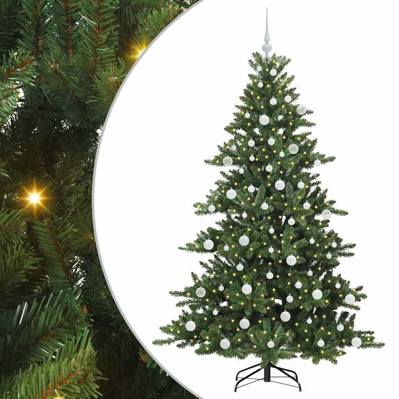 ギャラリービューアに画像をロードする, Vidaxl kunstmatige inklapbare kerstboom groen 180 cm pvc en staal
