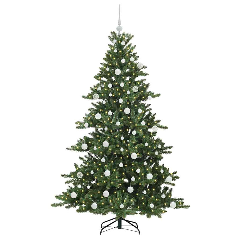 ギャラリービューアに画像をロードする, Vidaxl kunstmatige inklapbare kerstboom groen 180 cm pvc en staal
