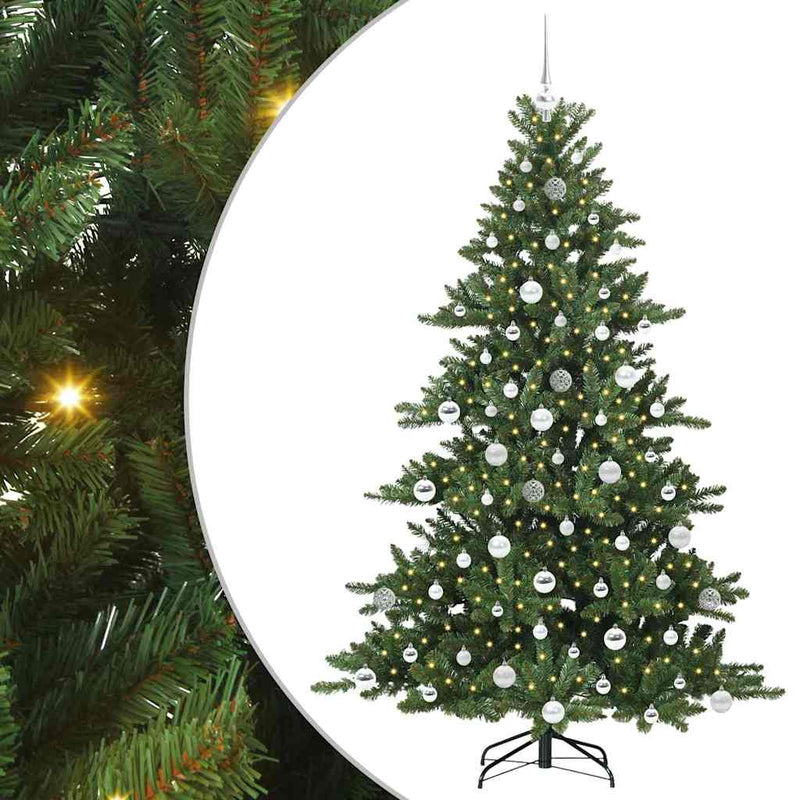 Afbeelding laden in galerijviewer, Vidaxl kunstmatige inklapbare kerstboom groen 180 cm pvc en staal
