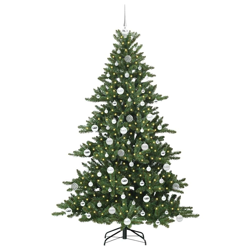 Afbeelding laden in galerijviewer, Vidaxl kunstmatige inklapbare kerstboom groen 180 cm pvc en staal
