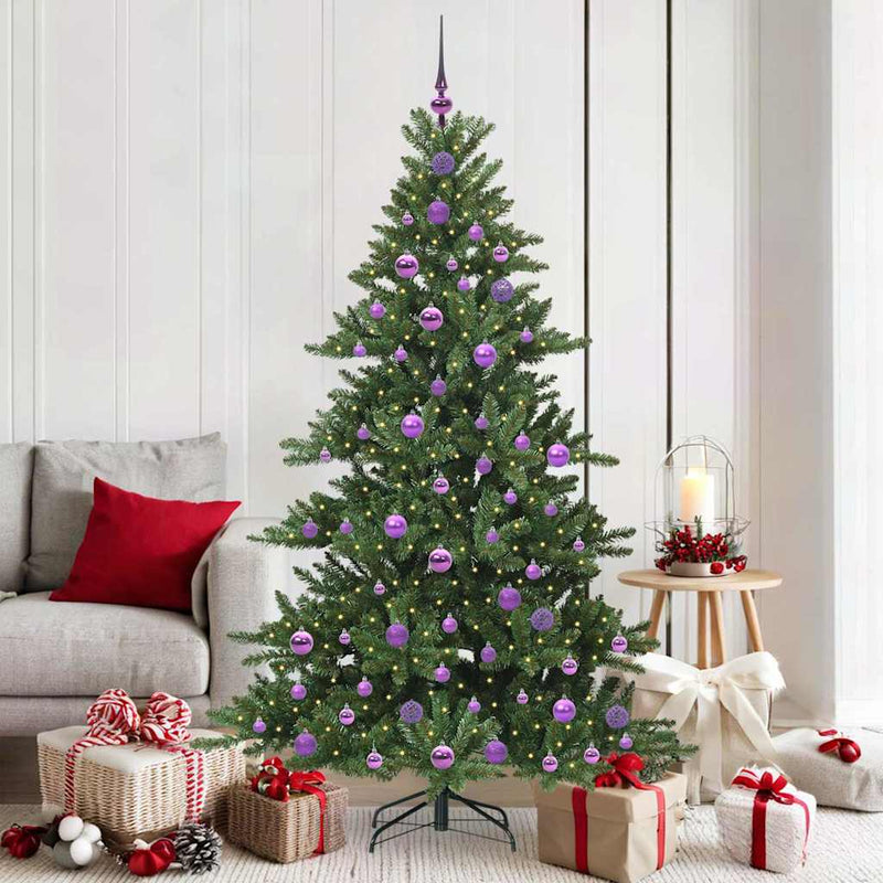 Afbeelding laden in galerijviewer, Vidaxl kunstmatige inklapbare kerstboom groen 180 cm pvc en staal
