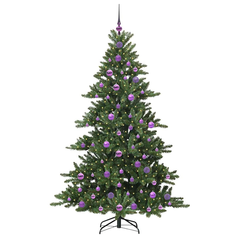 Afbeelding laden in galerijviewer, Vidaxl kunstmatige inklapbare kerstboom groen 180 cm pvc en staal
