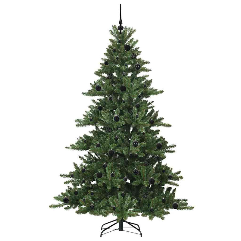 Afbeelding laden in galerijviewer, Vidaxl kunstmatige inklapbare kerstboom groen 210 cm pvc en staal
