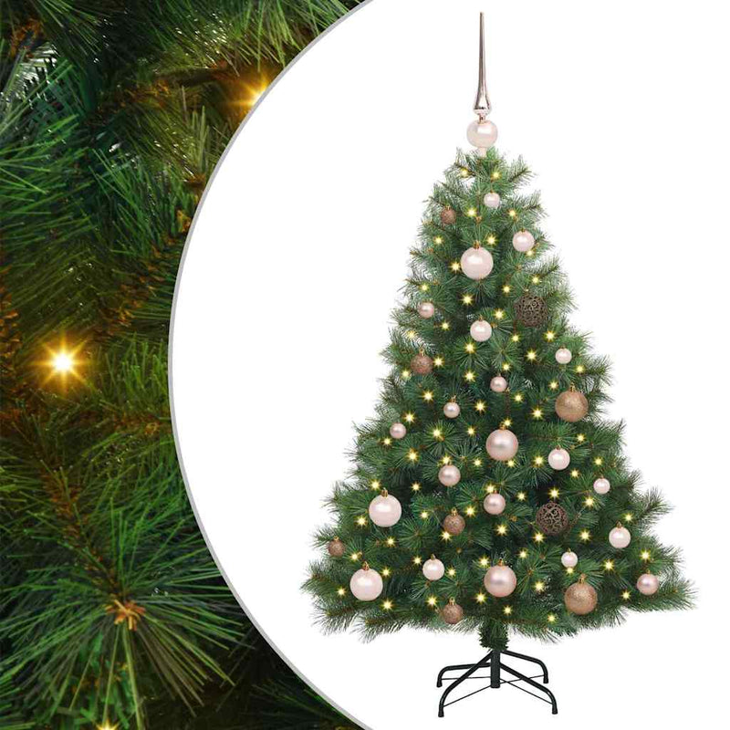 ギャラリービューアに画像をロードする, Vidaxl kunstkerstboom met 150 led met standaard groen 120 cm pe en pvc
