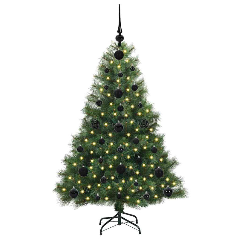 ギャラリービューアに画像をロードする, Vidaxl kunstkerstboom met 150 led met standaard groen 120 cm pe en pvc
