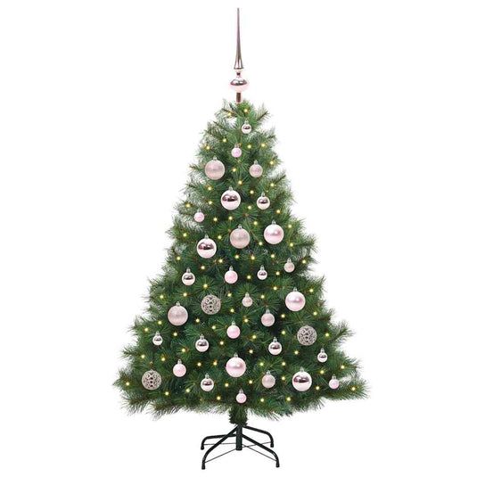 Vidaxl kunstkerstboom met 150 led met standaard groen 120 cm pe en pvc