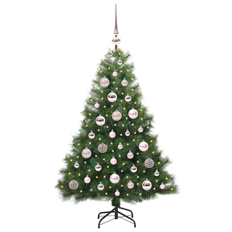ギャラリービューアに画像をロードする, Vidaxl kunstkerstboom met 150 led met standaard groen 120 cm pe en pvc
