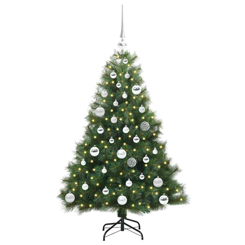 ギャラリービューアに画像をロードする, Vidaxl kunstkerstboom met 150 led met standaard groen 120 cm pe en pvc
