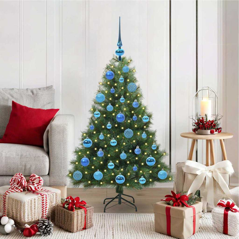 ギャラリービューアに画像をロードする, Vidaxl kunstkerstboom met 150 led met standaard groen 120 cm pe en pvc
