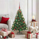 Vidaxl kunstkerstboom met 150 led met standaard groen 120 cm pe en pvc